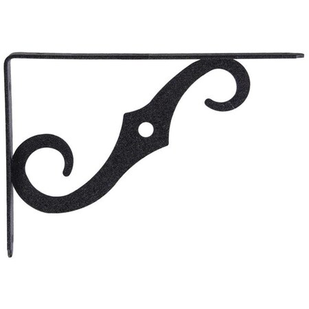 Cool Kitchen Flagged - Ornamental Shelf Bracket; Antique Black - 3.5 x 5 in. - Pack of 10 CO1638712